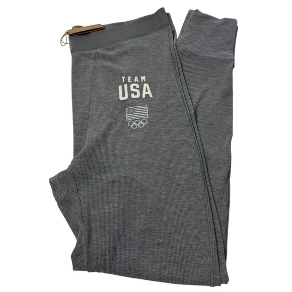 SKIMS Soft Lounge Leggings Team USA Olympic Capsule Heather Gray 2X - Picture 5 of 10